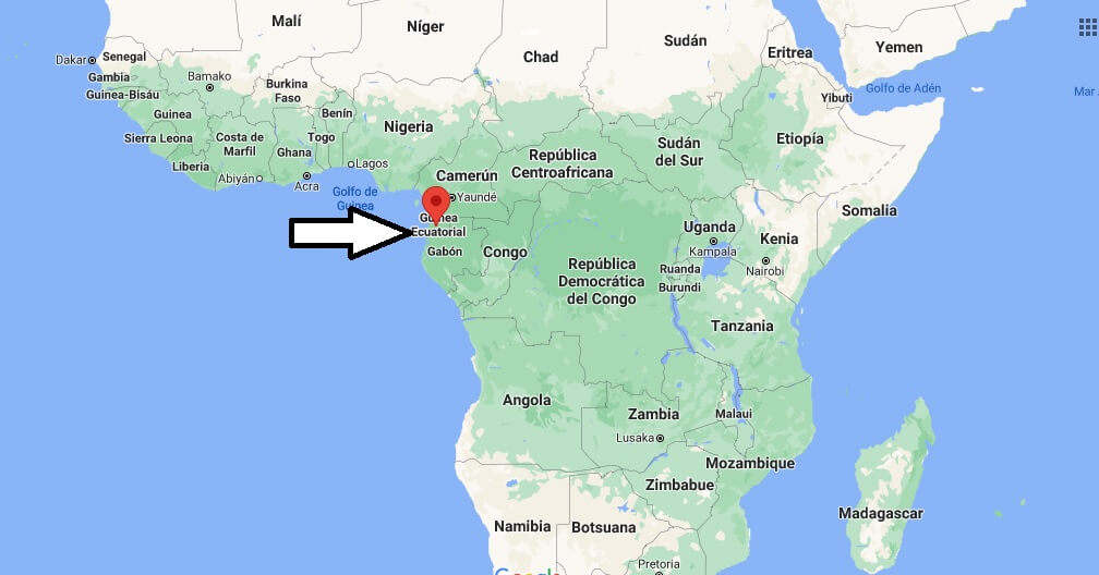 Экваториальная Гвинея на карте